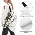 thumbnail image 3 of Disketp Black And White Rose Bolsa Tote Estampada para Mujer, Bolso de Hombro y de Mano para Compras y Viajes, 3 of 8