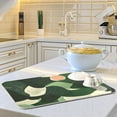 thumbnail image 6 of Yayeee Dish Drying Mat for Kitchen Counter 16"x18" Microfiber Absorbent Pad, Black Abstract, 6 of 7