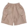 thumbnail image 6 of QIUOMBBP Athletic Quick Dry Shorts for Boys Solid Color Cargo Short Pants with Pockets Loose Summer Bottoms Pink 2Years, 6 of 10
