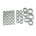 thumbnail image 4 of kusrkot Jeu de Roulements à Billes en Métal 34Pcs pour le Remplacement de Modification de Voiture RC à l'Échelle 1:12, 4 of 8