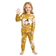 thumbnail image 6 of Gerichy Baby Boys Pajamas Set Girls Halloween Pajama Sets Long Sleeve Pants Sleepwear Outfits Cute Pumpkin Print Toddler Kids Loungewear 2T-9T, 6 of 7
