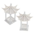 thumbnail image 3 of SHOWERORO 2Set Mini Octagonal Pavilion for Sand Table and Mini Garden Decorations ABS Material, 3 of 8