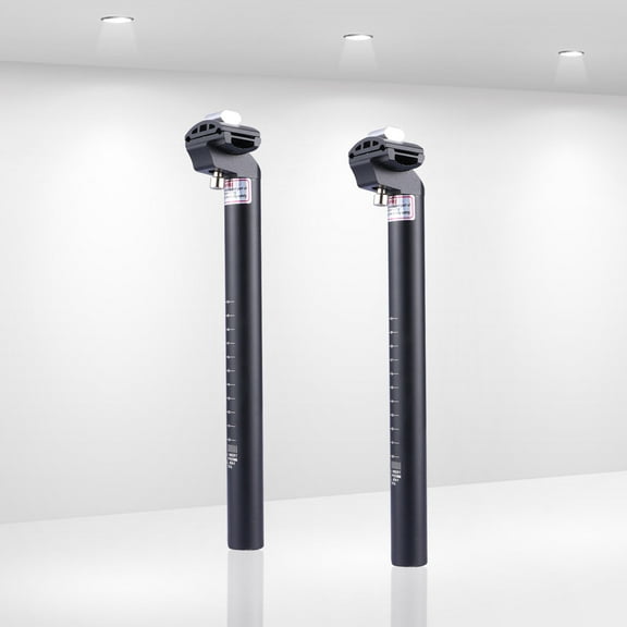 27.2mm Aluminum Alloy Seatpost Mountain Bike Bike Seat Tube Seat Post for Most Road Bike Downhill Bike Track Bike (Black)