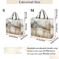 thumbnail image 2 of FORMRS Womens Corduroy Tote Bag Crossbody Shoulder Handbag with Pocket, Cute Halloween Pumpkins, 2 of 7