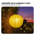 thumbnail image 4 of Abbraccia Farolillo de papel redondo para exteriores, impermeable, superficie cepillada, decoración festiva, resistente al sol, duradero, 4 of 6