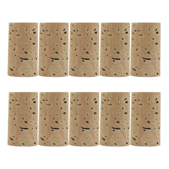 Miangastore 10 Pcs Embouts de Flûte en Liège Bouchons Naturels Accessoires de Réparation pour Flûtes Instrument de Musique en Bois