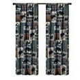 thumbnail image 5 of WOODLAND FOREST Wilderness Cabin Window Curtain Panel Pair, 84" Long, by DeLeon, 5 of 5