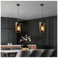 thumbnail image 2 of "Colgante Minimalista Herraje Vintage Completo,2 Unidad Belug Negro ", 2 of 5