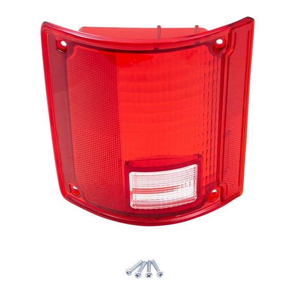 Brock Tail Light Lens for 1975-1986 C10 Lens w/o Trim Left 5965775 1973-1986 C10 Suburban