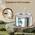 thumbnail image 2 of Filtro de fuente de agua Cat de repuesto para GIOTOHUN S11, 2 of 8