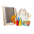 thumbnail image 4 of Piano Potato Screen Printing Kit,DIY Art Craft Set with Canvas Backpack,Reusable Stencils & Non-Toxic Paint,STEAM Toy for Boys & Girls 8-12 Years Old, 4 of 8