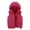 Hot Pink, variant on Toddler Boys Girls Puffer Vest Kids Boys Girls Winter Vest Hooded Jacket Sleeveless Windproof Down Jacket Thick Vest For Little Boys 5-6 Years