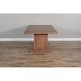 thumbnail image 5 of Sunny Designs Doe Valley 60" Farmhouse Mahogany Wood Table in Taupe Brown, 5 of 6