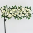thumbnail image 3 of Artificial Wedding Arch Flowers Backdrop Decor Floral Arrangement, Display Fake White, 3 of 7