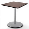 thumbnail image 6 of Hampden Furnishings Bennet Collection Steel Frame Cafe Table with Mahogany Top, 42" Height, 6 of 13