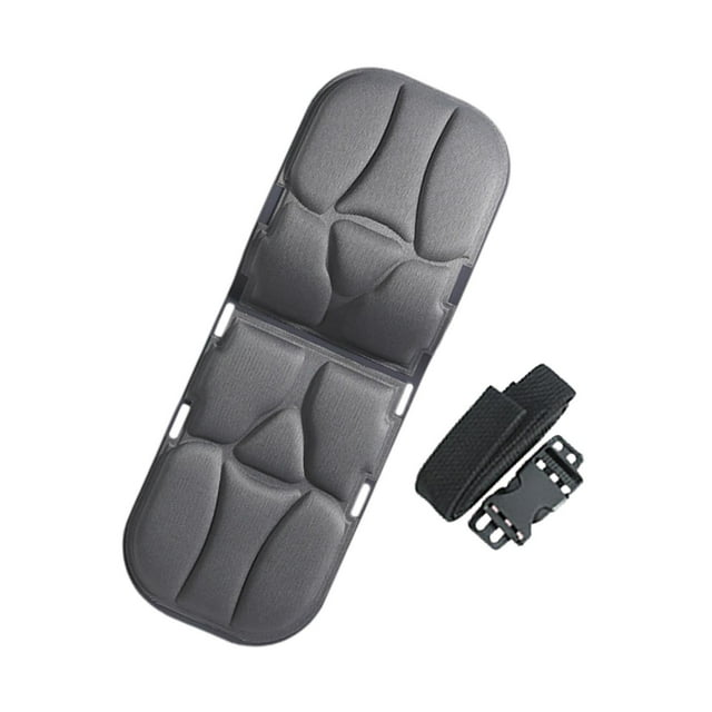 Silla de oficina Headrest Compact Back Back para computadora/silla de escritorio Relajante Gris completo acolchado
