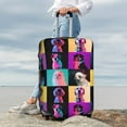 thumbnail image 7 of Honeii funny dogs Elastic Luggage Cover, featuring double-sided printing, is the ideal companion for travel, business trips, and daily use(not included suitcase )-Large, 7 of 7