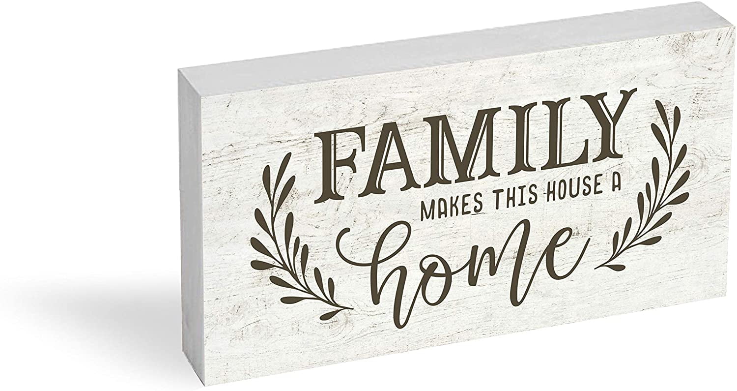 MRC Wood Products Family Makes This House A Home Shelf Block 5x10