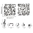 thumbnail image 5 of Arttop Calcomanías De Pared Con Notas Musicales, Notas Musicales Creativas, Pegatinas De Vinilo Removibles Para Pared, Para Aula, Habitación De Niños, Decoración De Estudio De Música, 5 of 5