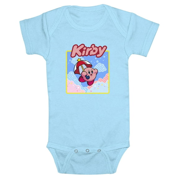 Infants' Nintendo Kirby Flying Portrait  Bodysuit