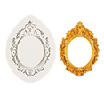 thumbnail image 3 of Photo Frame Fondant Mold Mirror Silicone Mold Retro Frame Mold, 3 of 5
