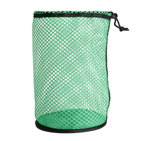 huanledash Golf Pocket High Capacity Visible Foldable Tear-resistant Store Nylon Sports Mesh Net Golf Bag Ball Sports