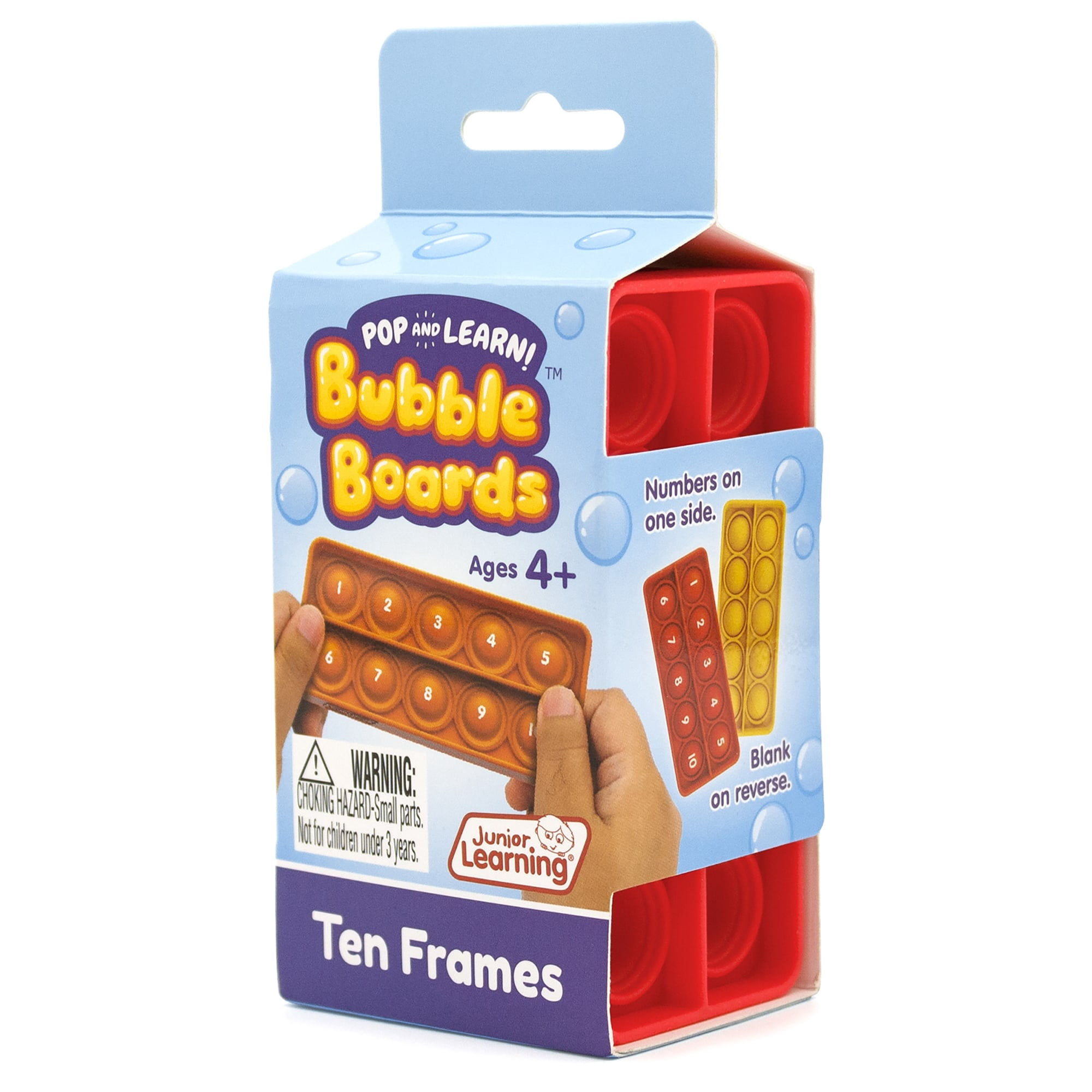 Junior Learning Ten Frames Bubble Boards: Interactive Math Skills Learning for Ages 4+ (Pre-K to Grade 1)