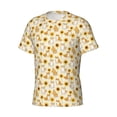 thumbnail image 5 of Vsdgher Shiba Inu Sunflower Print Men's Dry Fit Mesh Athletic Shirts Moisture Wicking Tennis T-Shirt Tops, 5 of 9