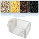 thumbnail image 3 of Caja de almacenamiento colgante de cereales de 1000 ml, contenedor de almacenamiento de cocina, dispensador de granola, caja de almacenamiento (blanco), 3 of 5