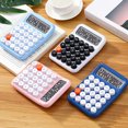 thumbnail image 1 of YAOMOBB Anti-slip Design Calculator Retro Round Keys Calculator Lightweight Mechanical Switch Calculator with Cute 12 Digit LCD Display for Comfortable Operation, 1 of 6