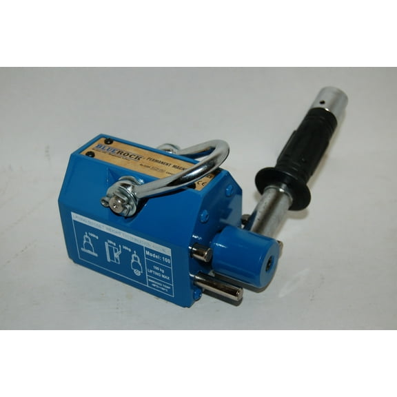 BLUEROCK Magnetic Lifter 100 KG - 220 Lbs Mag Crane Hoist Lifting Magnet