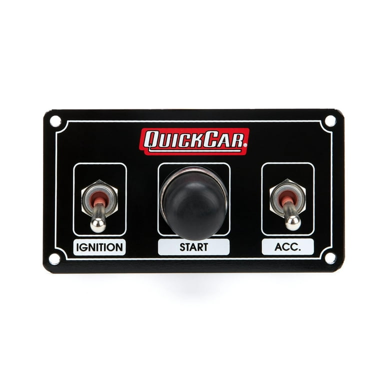 QuickCar Accessory Panel 4 Switch w/Pilot Weatherproof QuickCar Accessory Panel 4 Switch w/Pilot Weatherproof