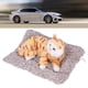 thumbnail image 4 of Simulation Cat Stuffed Cat Stuffed Animal Cat Cat Ornament Simulation Design Vivid Cute Plush Lying Cat With Activated Carbon For Car Home DecorationYellow Print ANGGREK Descripción de la referencia, 4 of 5