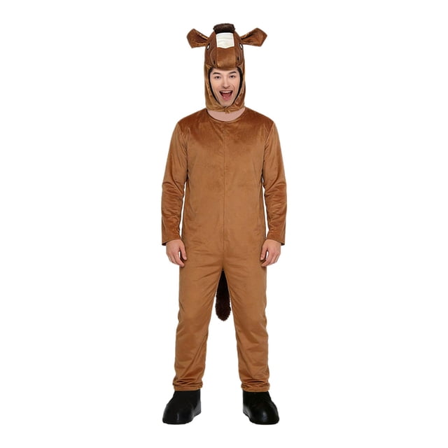 Disfraz de caballo adulto, disfraz de animal para juegos de rol, carnaval y representaciones teatrales.