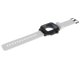 thumbnail image 4 of Funda protectora completa de silicona y correa para Apple Watch Series 1/2/3 Negro + blanco, 4 of 9