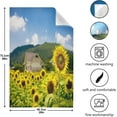thumbnail image 3 of Dreamtimes Landscape Nature Sunflowers Kitchen Dish Towels, 18 Inch x 28 Inch Dishcloths, Dish Cloths for Washing Dishes Dish Rags and Drying Dishes, 3 of 7