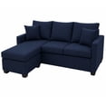 thumbnail image 4 of Sala Esquinera El Bazar Store Denver Azul marino, 200x140 cm, Lado derecho e Izquierdo, Lino nacional, Sofa, 4 of 10