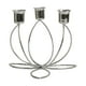 thumbnail image 5 of Candelabro de metal Macarena elegante soporte para velas cónico para 3 velas, 5 of 8