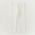thumbnail image 2 of Zshosam Girls Fleece Lined Leggings Girls Full Length Basic Leggings Kids Thermal Footless Layering Tights Pants Size 6 12 Months,(White 6-12 Months), 2 of 4