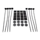thumbnail image 2 of Kit de montaje con bridas para ventilador de radiador, abrazaderas para ventilador de refrigeración eléctrico, kit de soporte inferior para radiador, 2 of 8