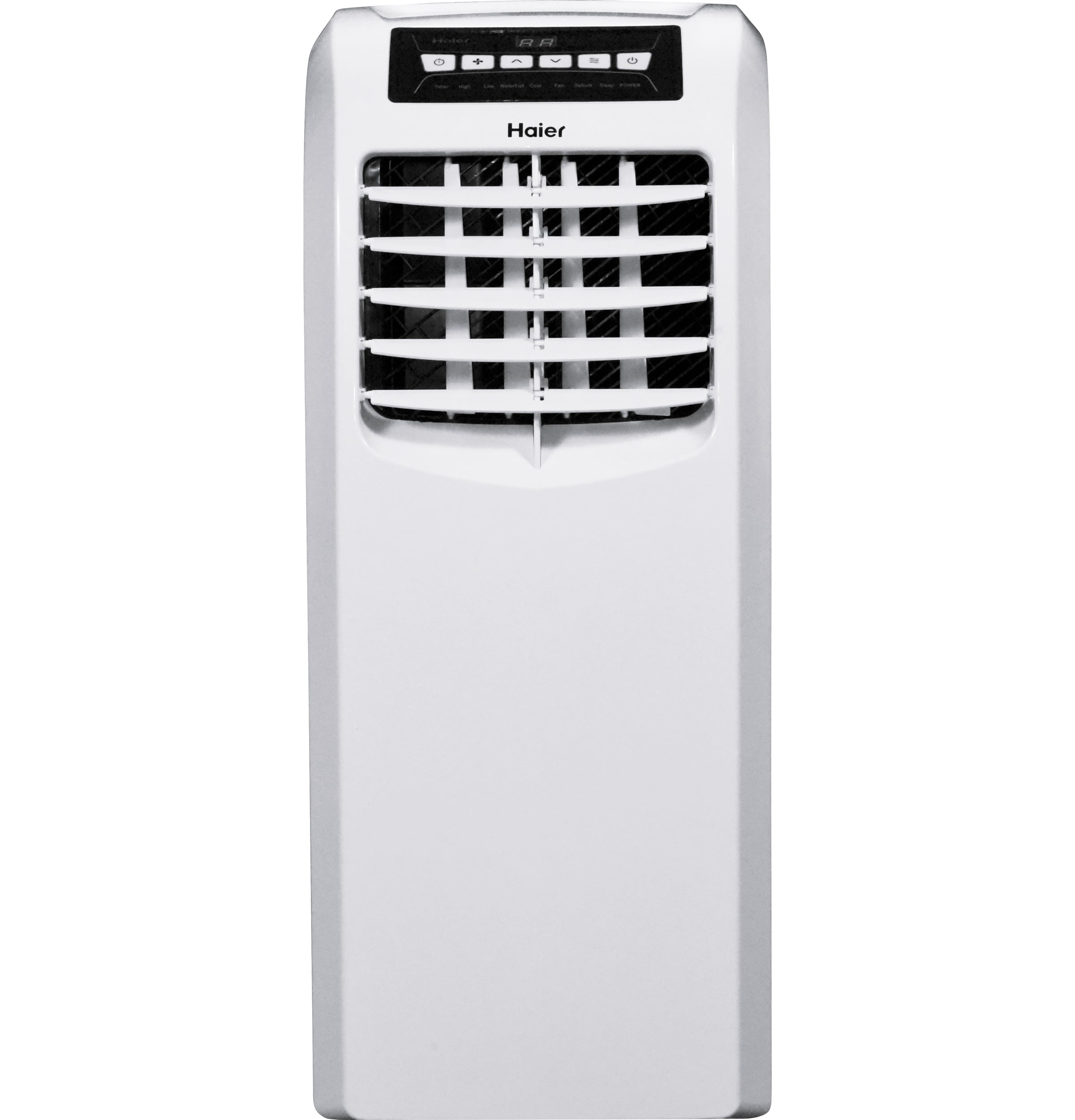 Fan White Haier QPCD08AXLW 8000 BTU 250 Square Foot Electric Portable Air Conditioner AC Cooling Unit with Remote Control and Dehumidifier Modes Renewed