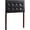 BLACK, variant on Glory Furniture Super Nova Faux Leather Upholstered Full Headboard in Light Gray