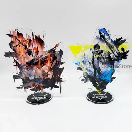 Arknights Endfield Acrylic Standee Pelica Xaihi Laevatain Yvonne Anime Game Cosplay Desktop Stand Figure Standing Sign (1 standee_15cm)