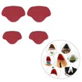 thumbnail image 1 of thinsony Semelles de Talon pour Réparation de Talon pour Hommes & Femmes Talons Hauts Rouge Vin, 1 of 9