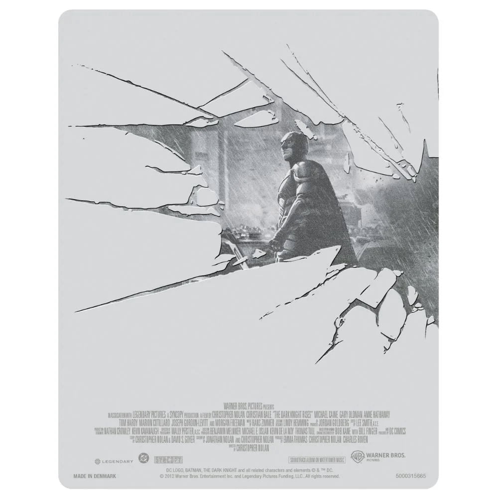 The Dark Knight Trilogy Limited Edition Steelbook Library Case (20th Anniversary Collection) 4K Ultra HD + Blu-ray Region Free