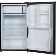 Magic Chef 3.5 cu ft Compact Single Door Refrigerator, Black