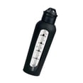 thumbnail image 1 of Botella de agua de vidrio, jarra de agua de gran capacidad, portátil con asa de transporte para beber Negro, 1 of 9