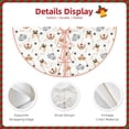 thumbnail image 3 of Sikiie Cute Cartoon Dogs Nativity Christmas Tree Skirt, Jesus Christian Winter Holiday Tree Mat Decoration(30-48IN)36", 3 of 6