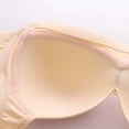 thumbnail image 4 of Bras for Women Plus Size No Underwire Full Coverage Gathered Breathable Comfort Soft Everyday Bras Beige 3XL, 4 of 4