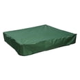thumbnail image 3 of Toystoory Cubierta de caja de arena Caja de arena plegable Cubierta impermeable Patio de juegos al aire libre Caja de arena Protector de tela Oxford Jardín y Patio verde 200*200 CM Toystoory HA005076-04, 3 of 6
